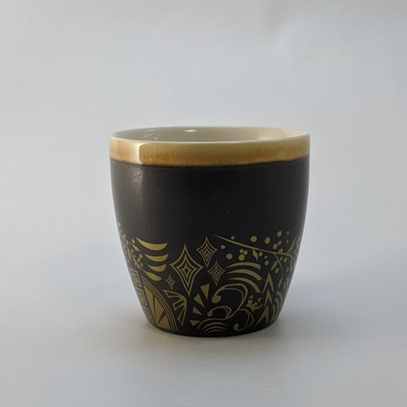 Collectible Starbucks New Bone China Mug, Brown and Gold - Picture 2 of 8